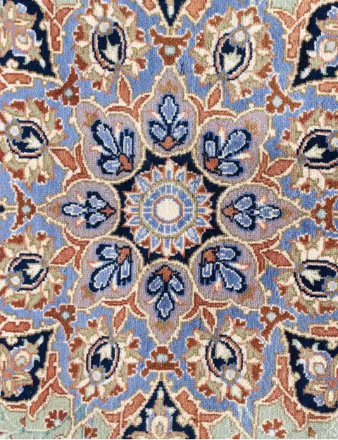 Grønn Persia Kashan Patina 399 x 299 cm - view 4