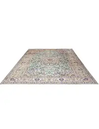 Beige Persan Kashan Patina 366 x 253 cm - view 1