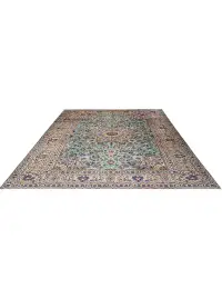Beige Persan Kashan Patina 366 x 253 cm - view 2