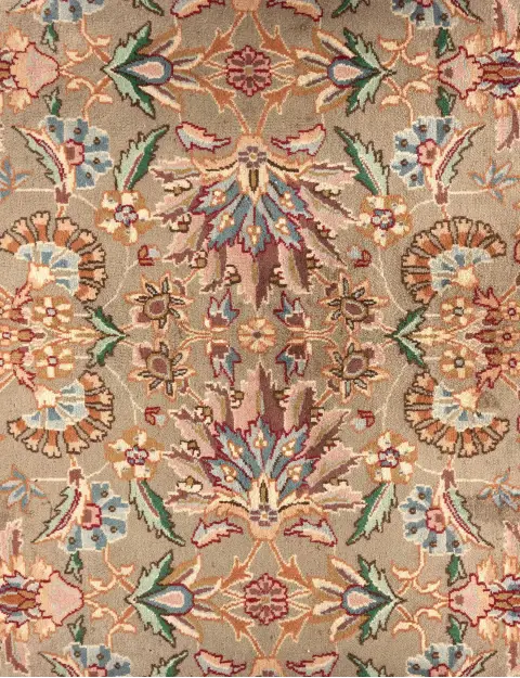 Beige Persia Kerman Patina 398 x 295 cm - view 4