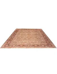 Beige Persan Kerman Patina 398 x 295 cm - view 1
