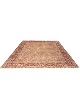 Beige Persiano Kerman Patina 398 x 295 cm - view 1