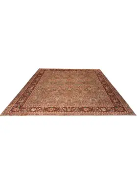 Beige Persiano Kerman Patina 398 x 295 cm - view 2
