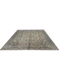 Beige Persan Kashan Patina 443 x 317 cm - view 1