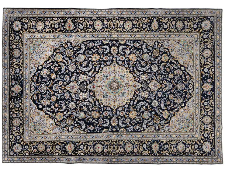 Bleu Persan Ardakan Patina 305 x 207 cm