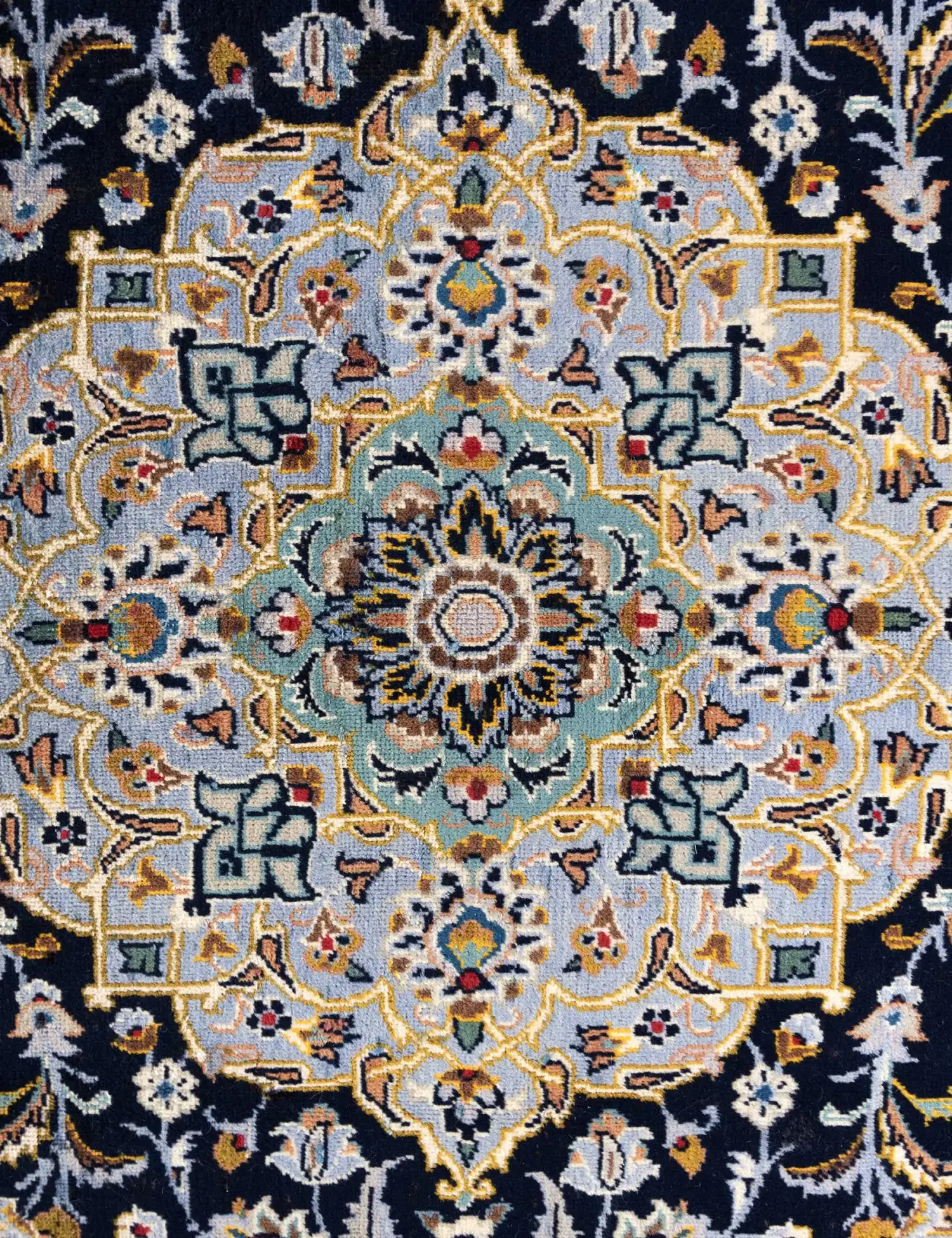 Bleu Persan Ardakan Patina 305 x 207 cm - Tapis fait main unique