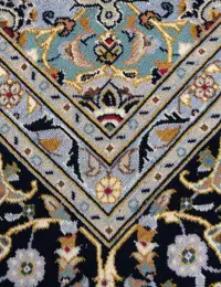 Bleu Persan Ardakan Patina 305 x 207 cm - view 3