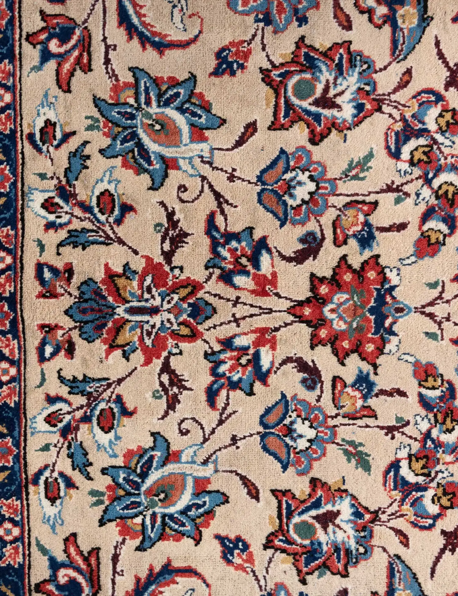 Beige Persia Isfahan Patina 350 x 255 cm - Unique Handmade Carpet