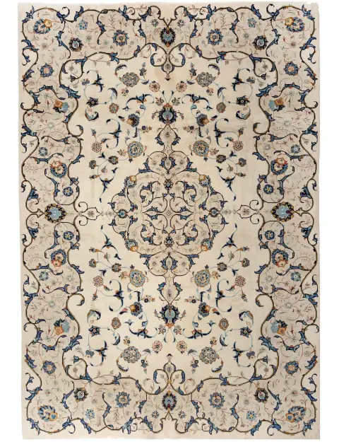 Beige Persia Kashan Patina 398 x 290 cm