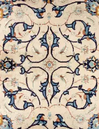 Beige Persan Kashan Patina 398 x 290 cm - view 4
