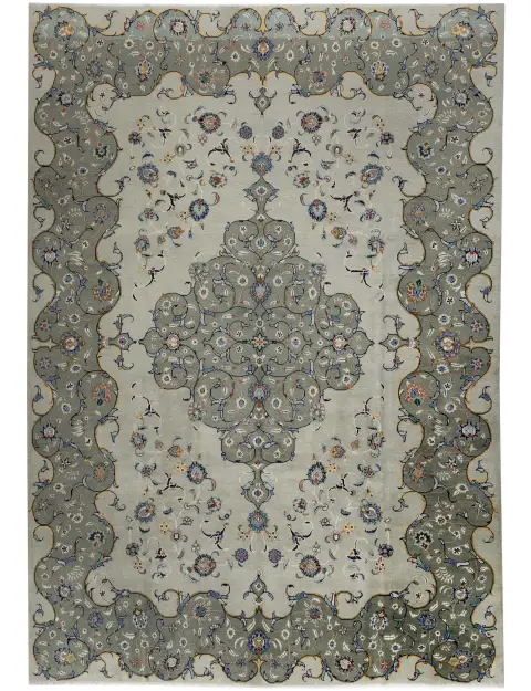 Beige Persia Kashan Patina 405 x 312 cm
