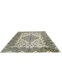 Beige Persan Kashan Patina 405 x 312 cm - view 1