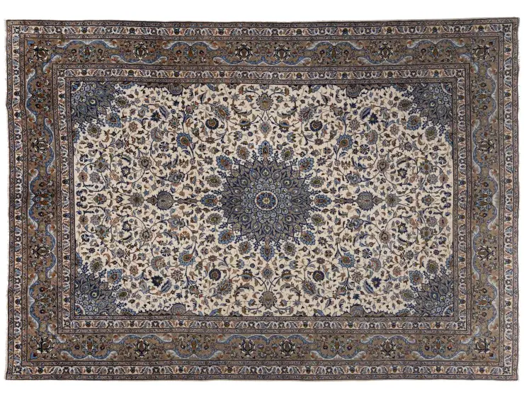 Beige Persan Kashmar Patina 390 x 288 cm