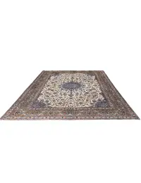 Beige Persan Kashmar Patina 390 x 288 cm - view 1
