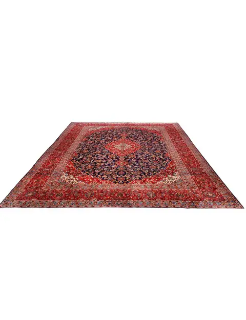 Blue Persia Kashan Patina 448 x 293 cm - view 1