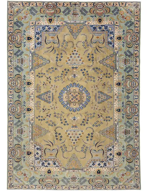 Yellow Persia Kashan Patina 316 x 217 cm