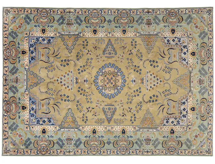 Jaune Persan Kashan Patina 316 x 217 cm