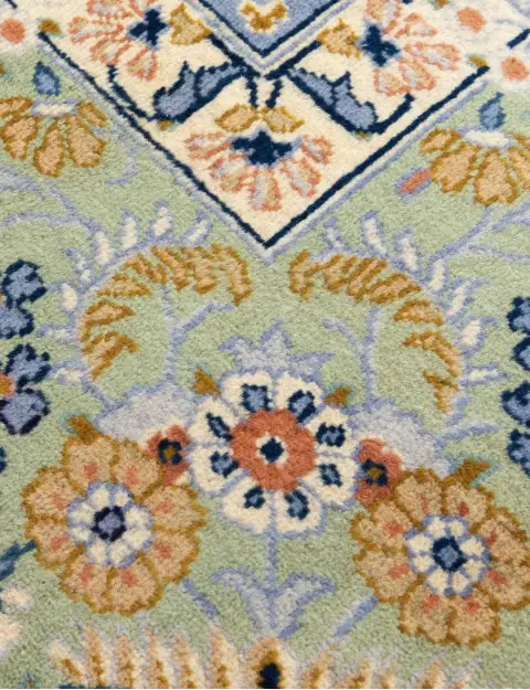 Yellow Persia Kashan Patina 316 x 217 cm - view 4
