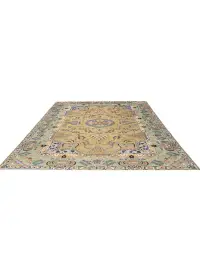 Jaune Persan Kashan Patina 316 x 217 cm - view 1