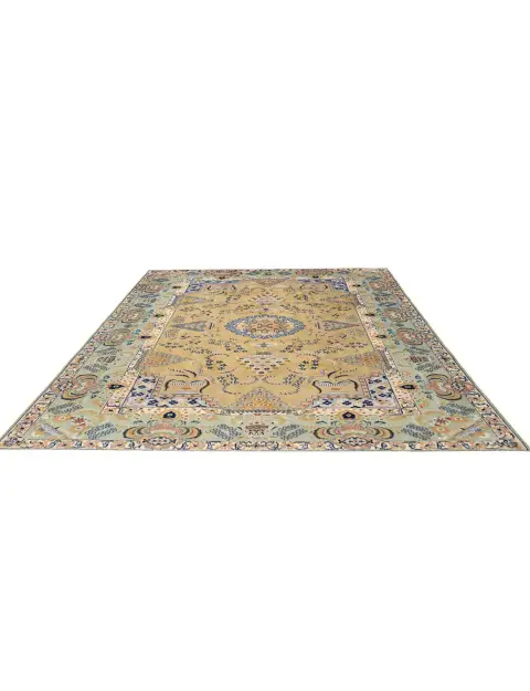 Yellow Persia Kashan Patina 316 x 217 cm - view 1