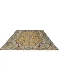 Jaune Persan Kashan Patina 316 x 217 cm - view 2