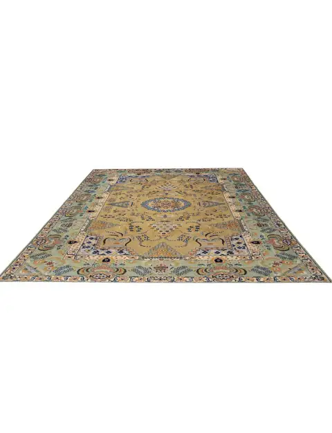 Yellow Persia Kashan Patina 316 x 217 cm - view 2