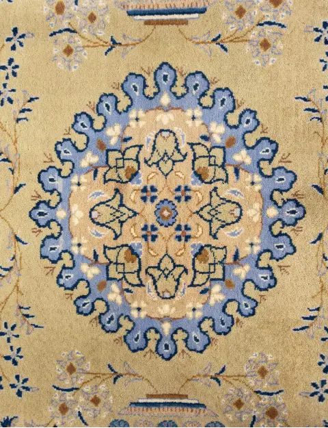 Yellow Persia Kashan Patina 316 x 217 cm - view 3