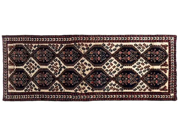 Azul Persa Hamadan Patina 180 x 67 cm