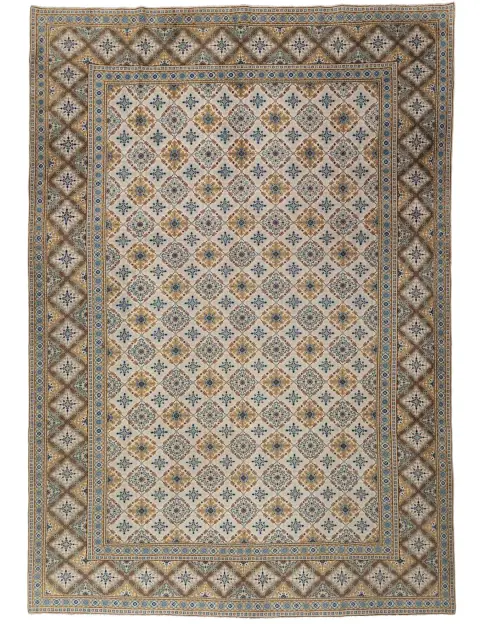 Beige Persia Kashan Patina 370 x 263 cm