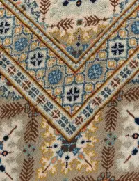 Beige Persien Kashan Patina  370 x 263 cm