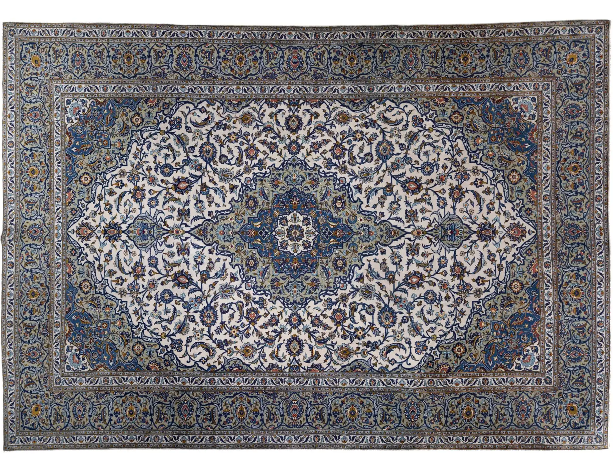Beige Persia Kashan Patina 425 x 292 cm