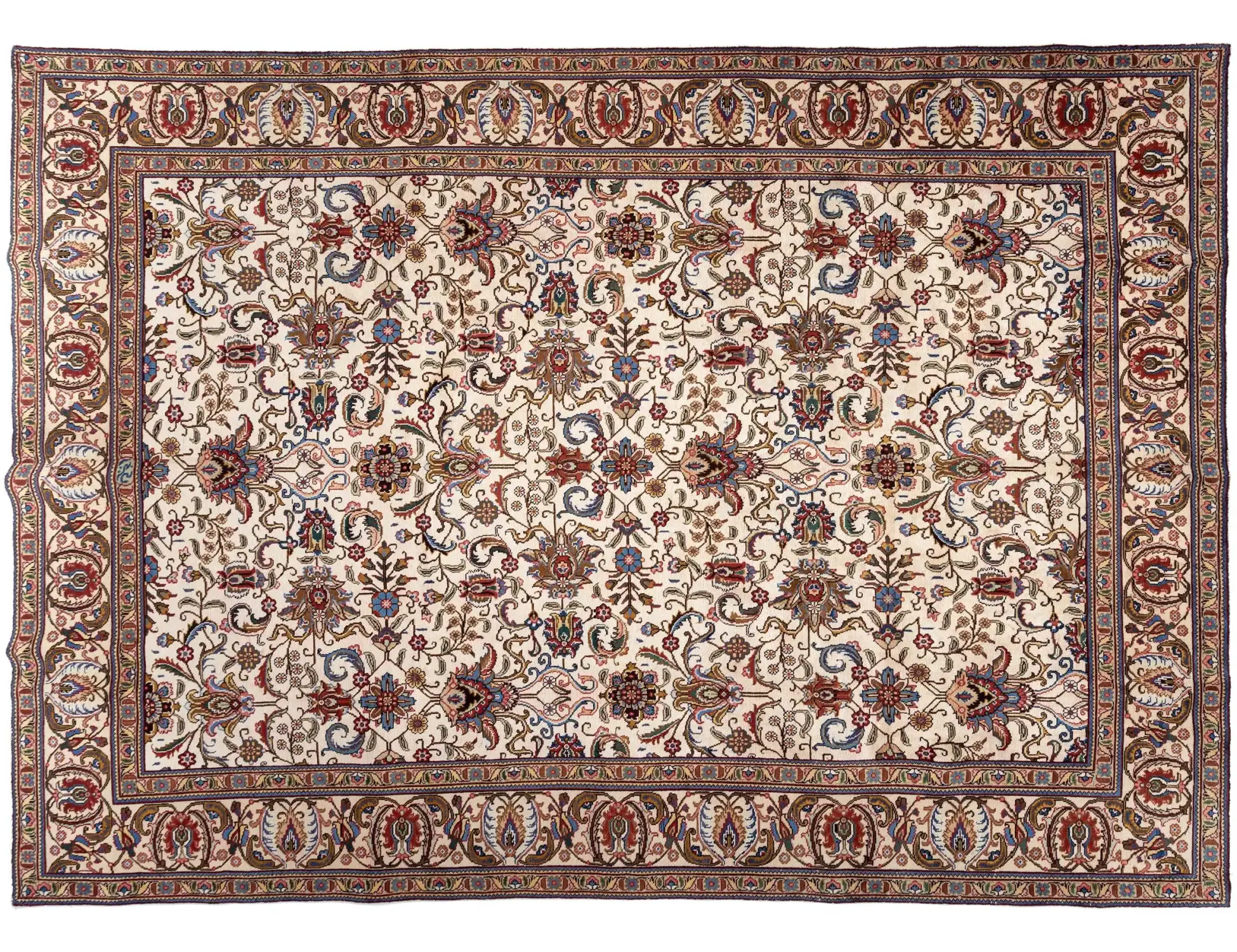 Beige Persien Tabriz Patina  393 x 286 cm