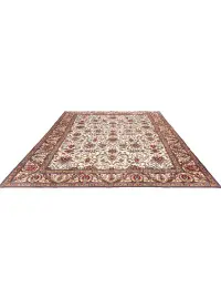 Beige Persa Tabriz Patina  393 x 286 cm
