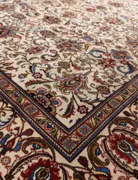 Beige Persa Tabriz Patina  393 x 286 cm