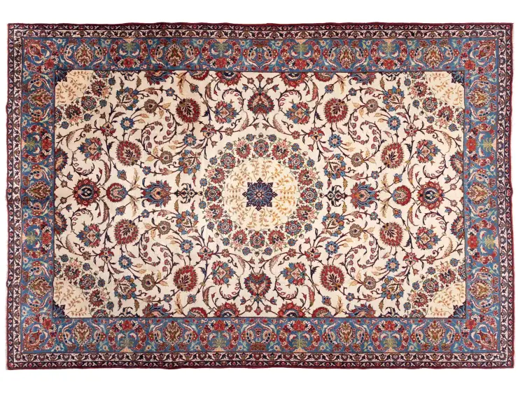 Beige Persia Kashan Patina 405 x 286 cm