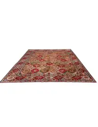Multicolore Persiano Tabriz Patina  390 x 292 cm