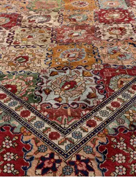 Multicolore Persan Tabriz Patina  390 x 292 cm