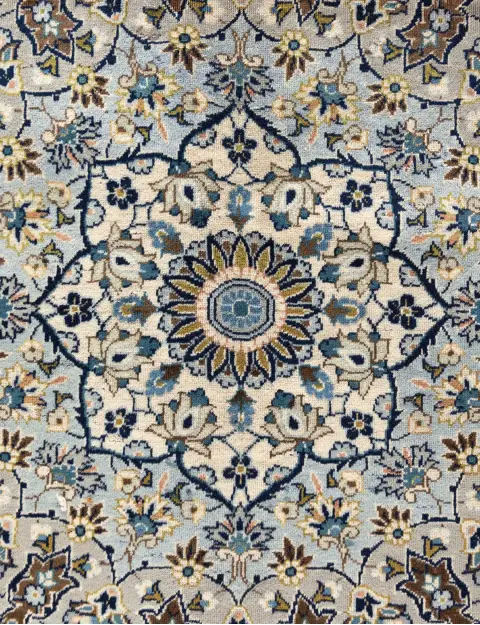 Green  Persia Kashan Patina  428 x 315 cm