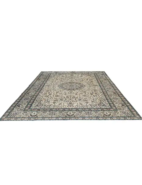 Green  Persia Kashan Patina  428 x 315 cm