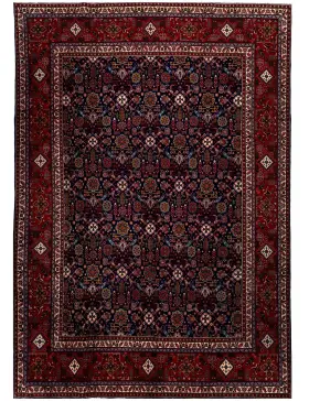 Azul Persia Tabriz Patina  378 x 300 cm