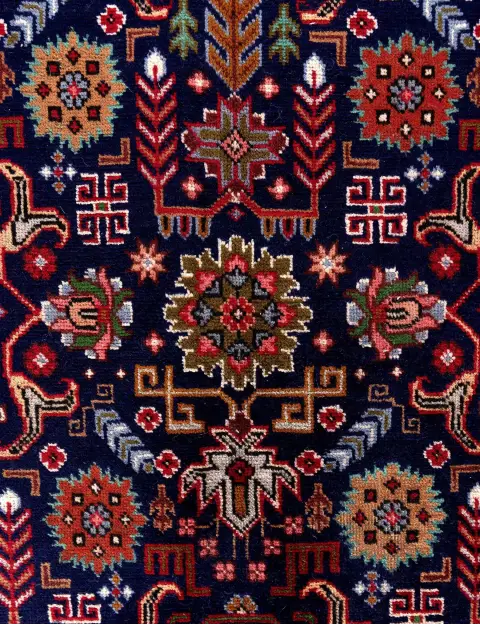 Blau Persien Tabriz Patina  378 x 300 cm