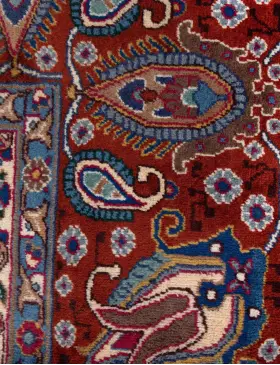 Blå Persia Kashmar Patina  372 x 293 cm
