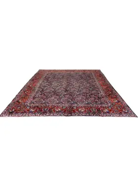Blå Persia Kashmar Patina  372 x 293 cm