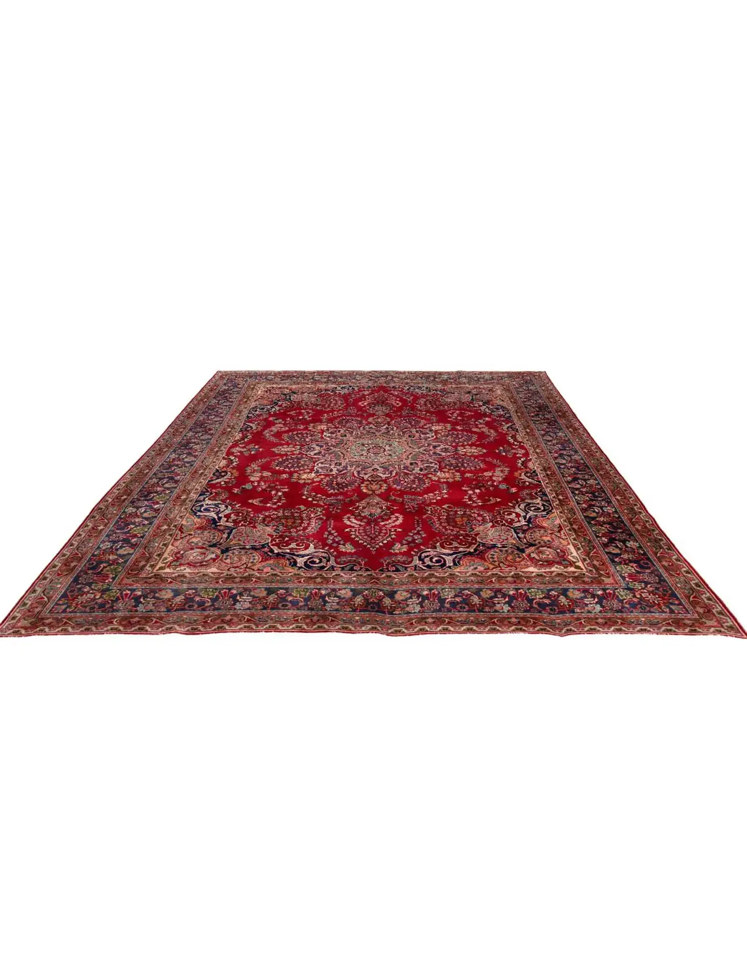 Rød persia Khorasan Patina  389 x 294 cm - Unikt håndlaget teppe