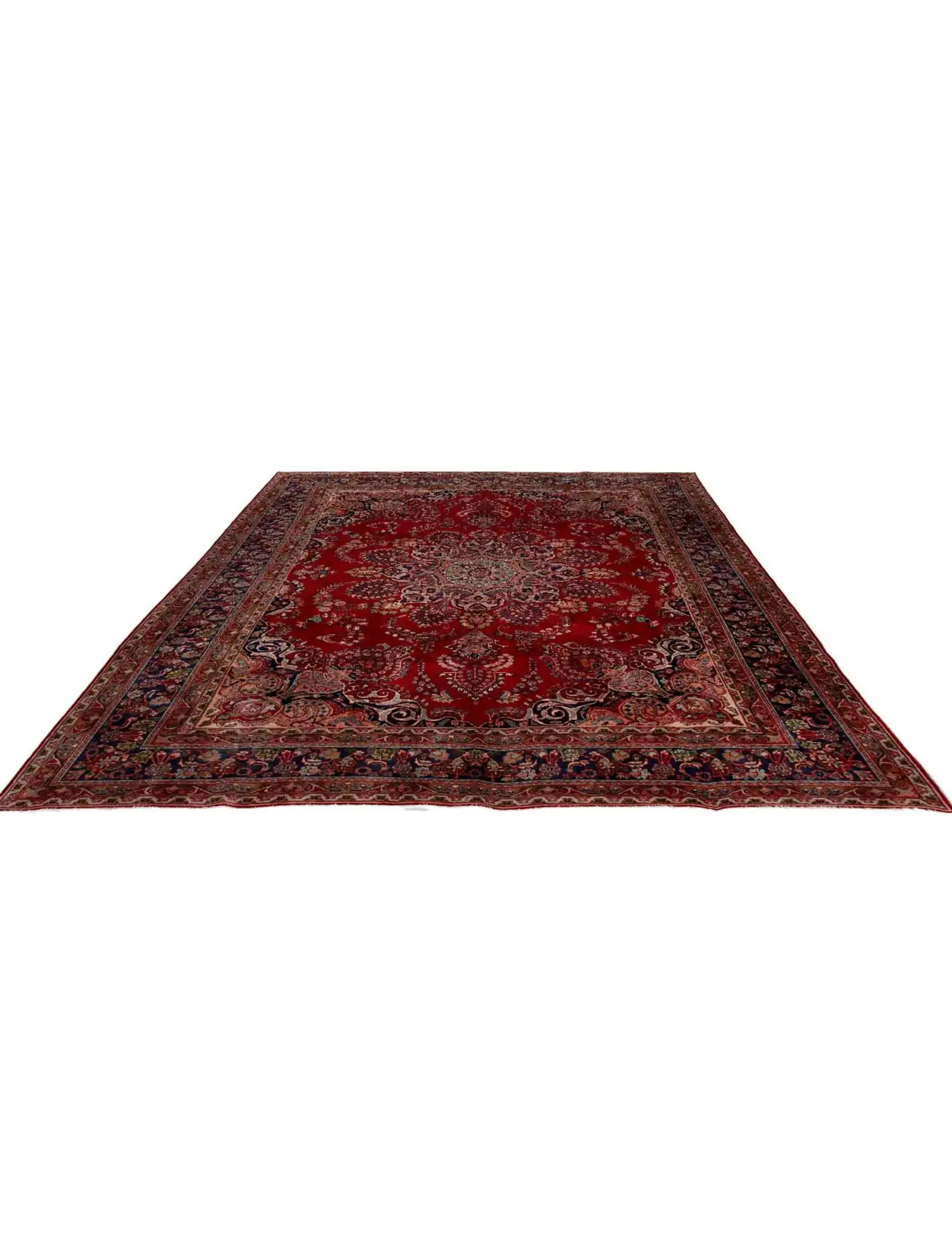 Rød persia Khorasan Patina  389 x 294 cm - Unikt håndlaget teppe