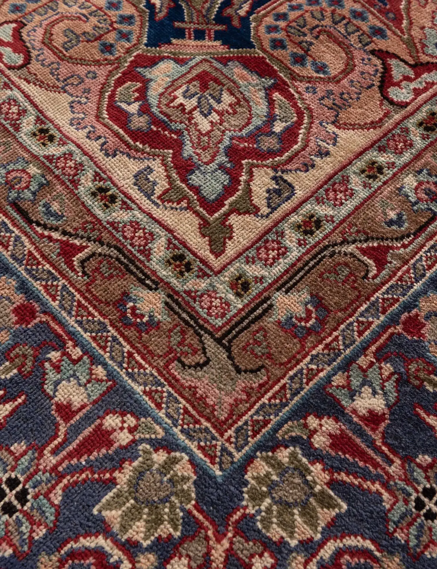 Rød persia Khorasan Patina  389 x 294 cm - Unikt håndlaget teppe