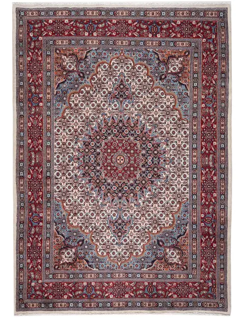Blau Persien Moud Patina  303 x 210 cm
