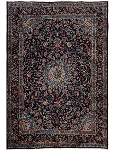 Sininen Persia Kashmar Patina  395 x 295 cm