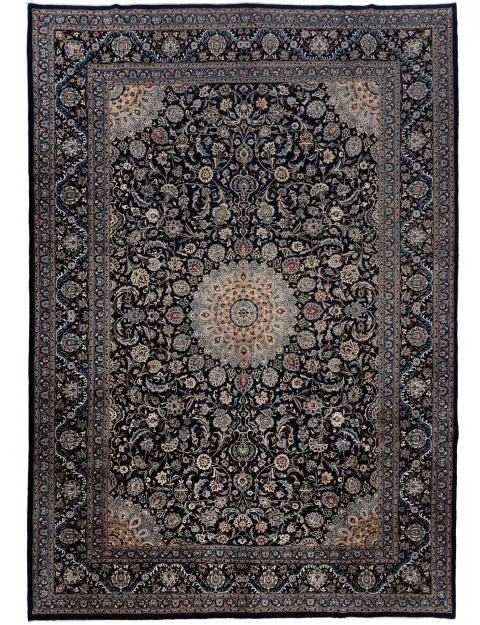 Blå Persia Kashmar Patina 400 x 300 cm