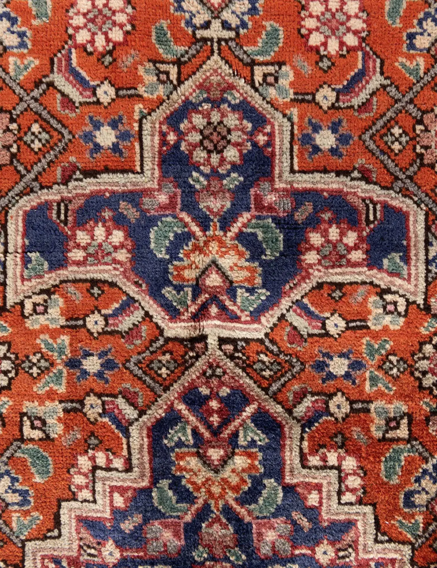 Oranssi Persia Hamadan Patina 250 x 147 cm - Ainutlaatuinen käsintehty matto